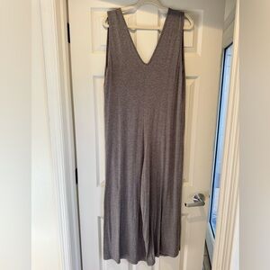 Tan Sleeveless Jumpsuit